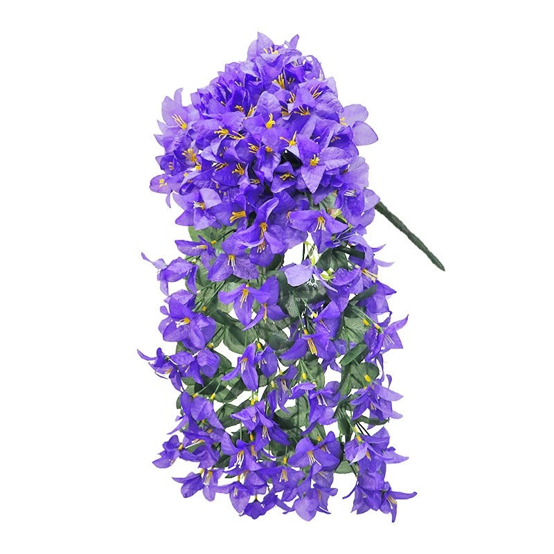 Artificial Bougainvillea Hanging Basket with Trailing Flowers