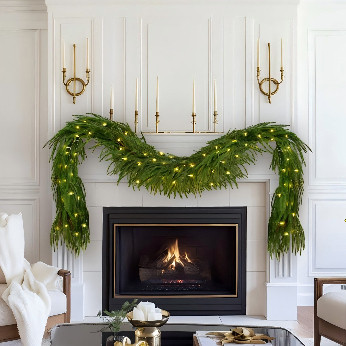 🔥Last Day 60% OFF🔥Real Touch Norfolk Pine Garland
