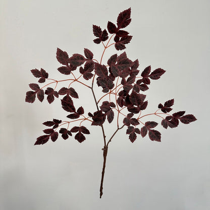 Long-stem artificial "Gratitude Leaf" plant