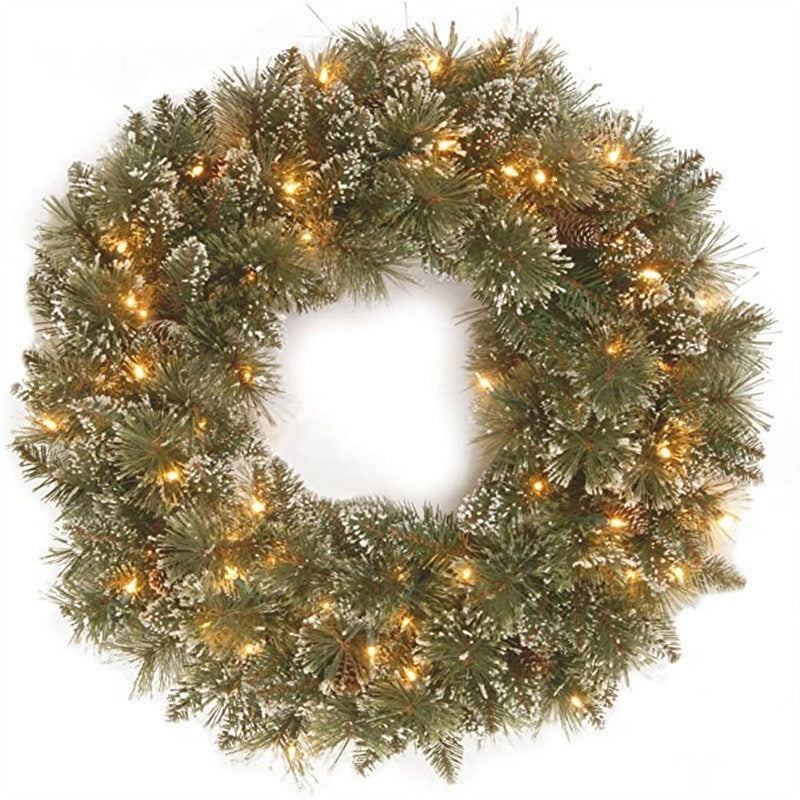 Artificial Christmas Wreath Door Hanging (Vine-style)
