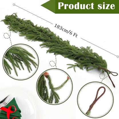 🔥Last Day 60% OFF🔥Real Touch Norfolk Pine Garland