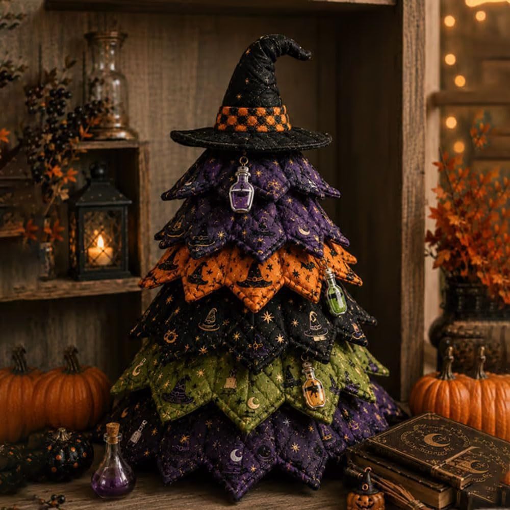 DIY Halloween-Themed Tree Sewing Kit