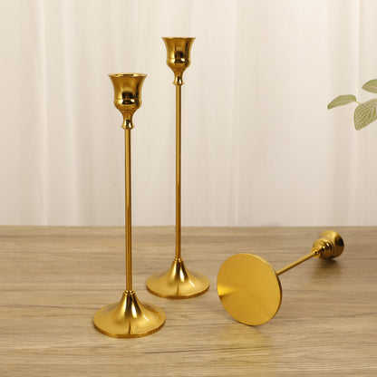Trumpet-shaped bell candle holder ornament