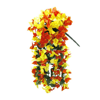 Artificial Bougainvillea Hanging Basket with Trailing Flowers