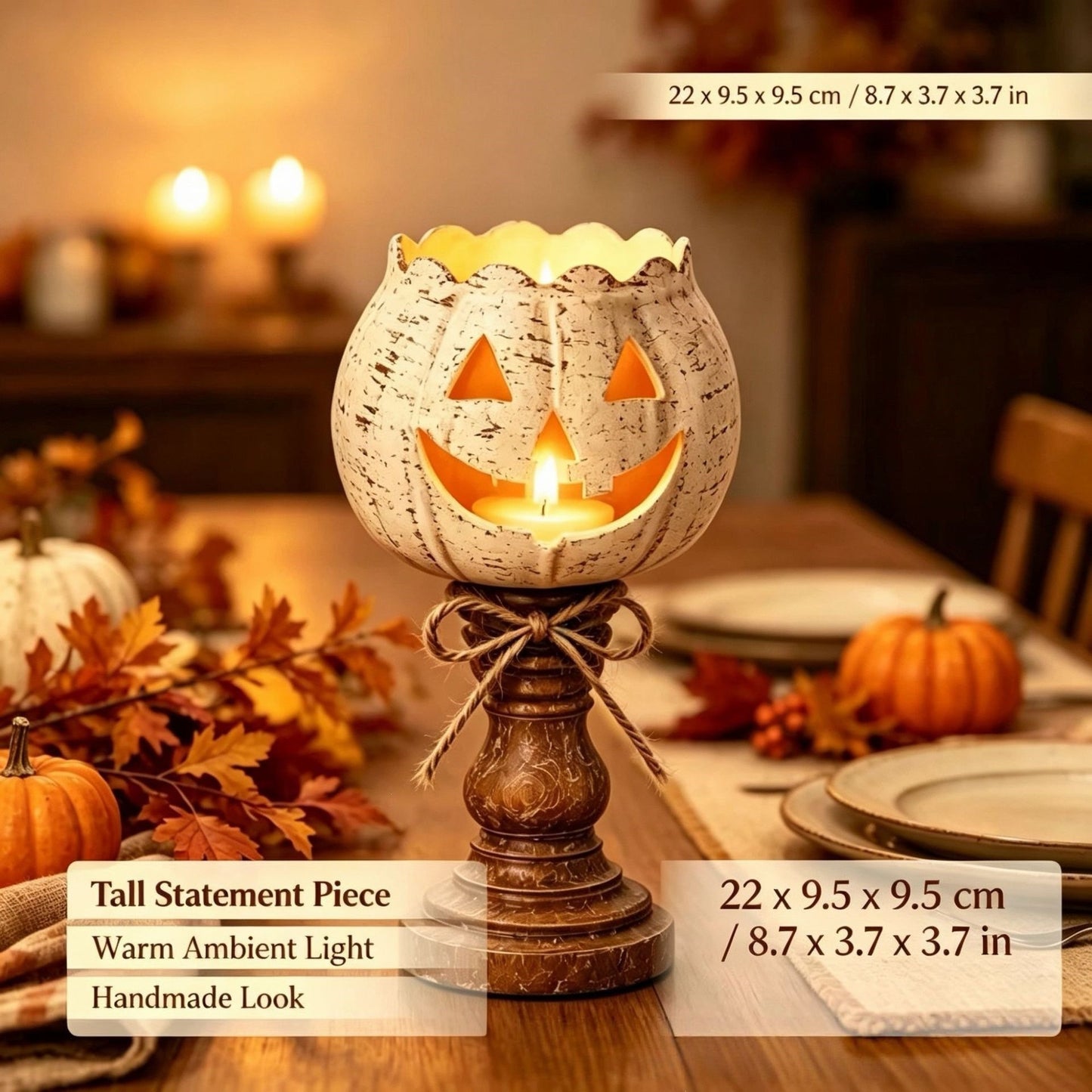 Halloween Pumpkin Scented Candle Holder