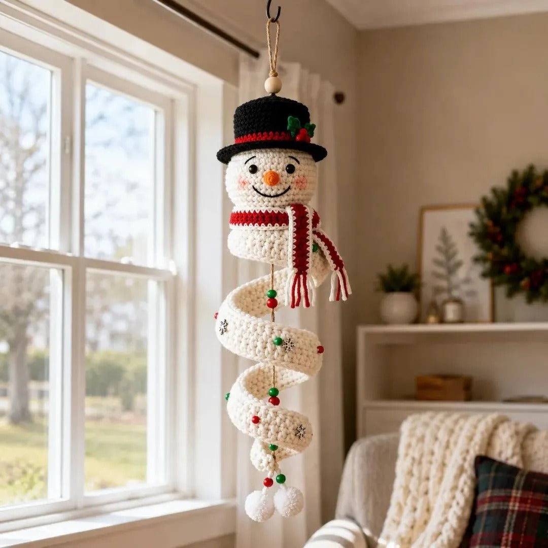 DIY Crochet Christmas Spiral Decoration Kit