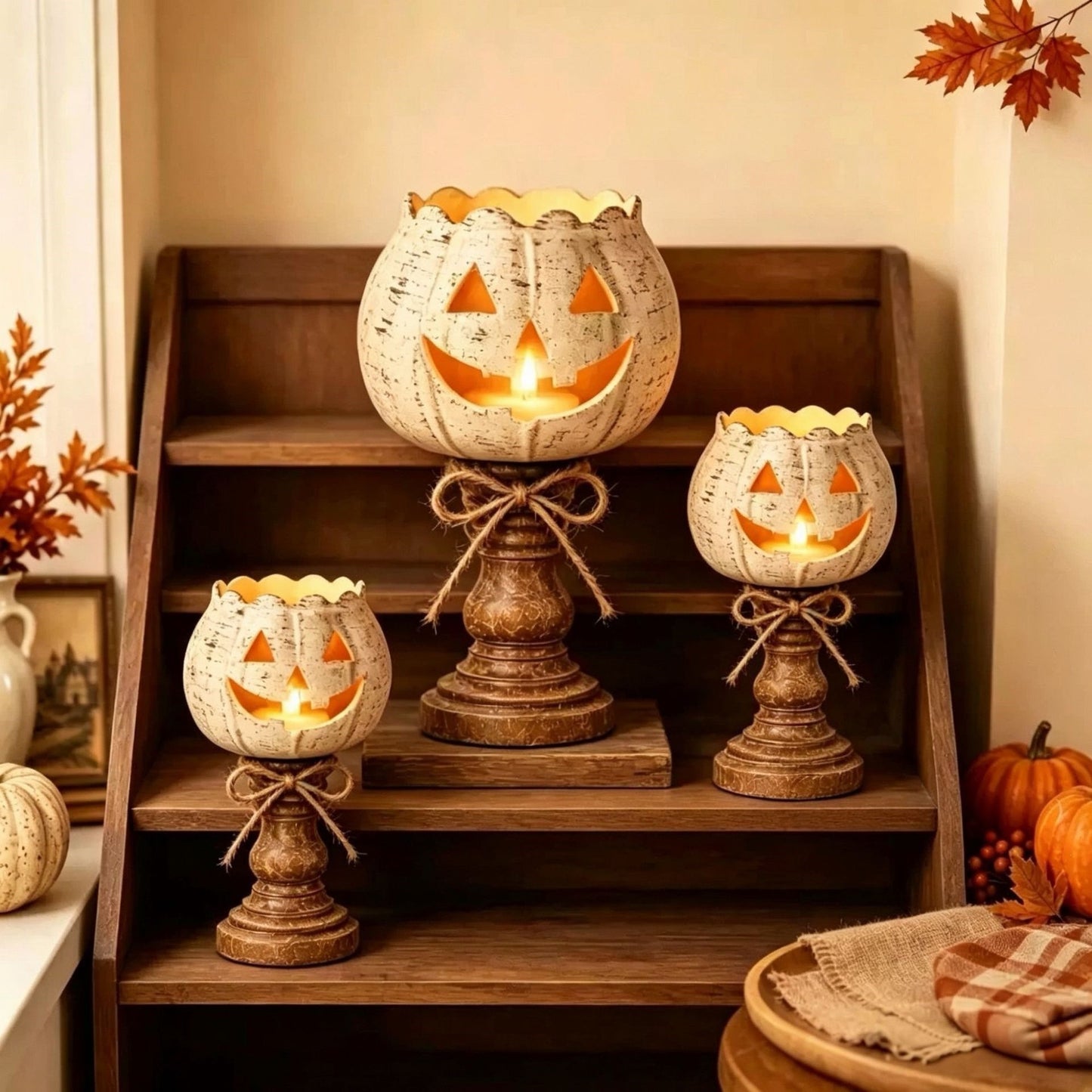 Halloween Pumpkin Scented Candle Holder