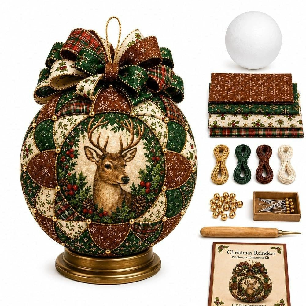 DIY Christmas Patchwork Decoration Kit