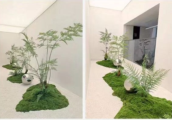 Creative Decorative Landscaping Faux Yarn Moss