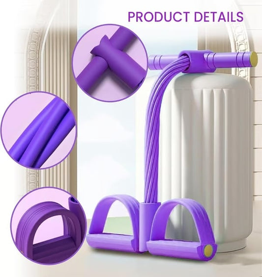 Multi-functional Pedal Resistance Band Trainer – Portable Foot Pedal Fitness Equipment ?
