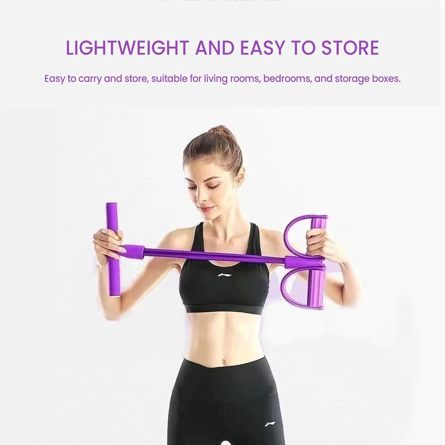 Multi-functional Pedal Resistance Band Trainer – Portable Foot Pedal Fitness Equipment ?