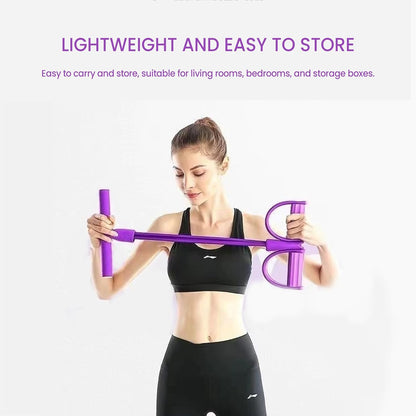 Multi-functional Pedal Resistance Band Trainer – Portable Foot Pedal Fitness Equipment ?