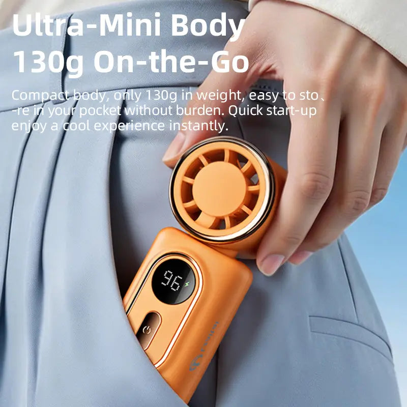 Mini Portable Handheld Clip-On Fan
