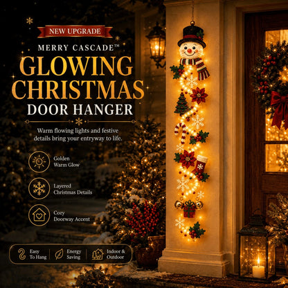 ✨ Glowing Christmas Door Hanger – 6 Festive Designs🎅