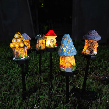 🍄✨ Turn Your Backyard Into An Enchanted Fairy Forest! Solar Mushroom Cottage Garden Light (49% OFF Today)💡
