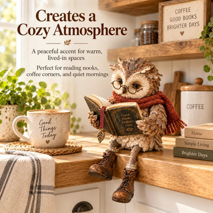 🦉📚Reading Owl Figurine