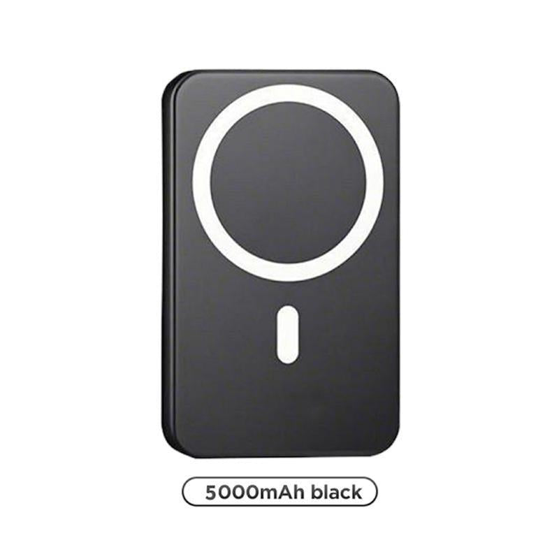 5000mAh Magnetic Power Bank MagSafe Wireless Fast Charger For IPhone 12–17 Pro/Pro Max, Compact Portable Battery Pack