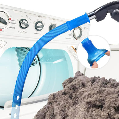 Flexible Vacuum Hose for Washing Machine & Dryer Vent Lint Cleaning