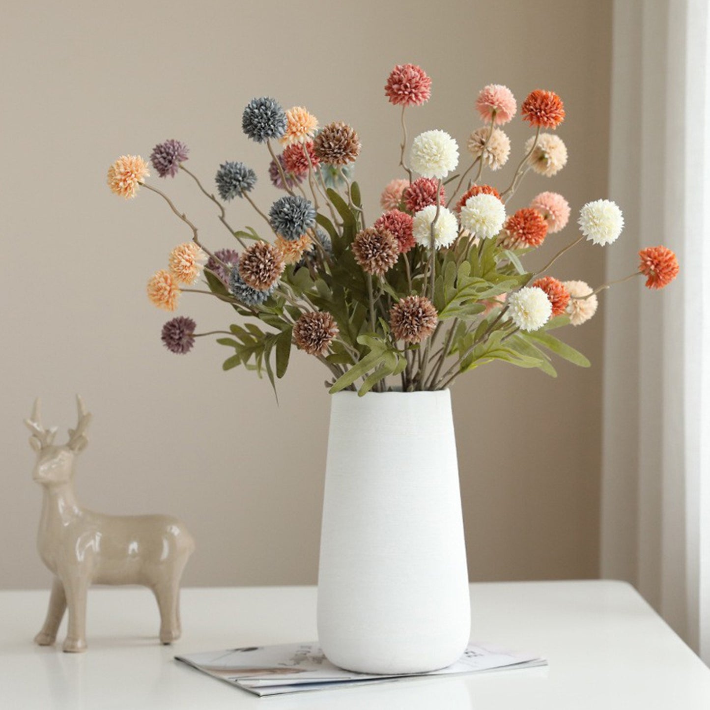 Artificial Dandelion/Chrysanthemum Decorative Faux Flower