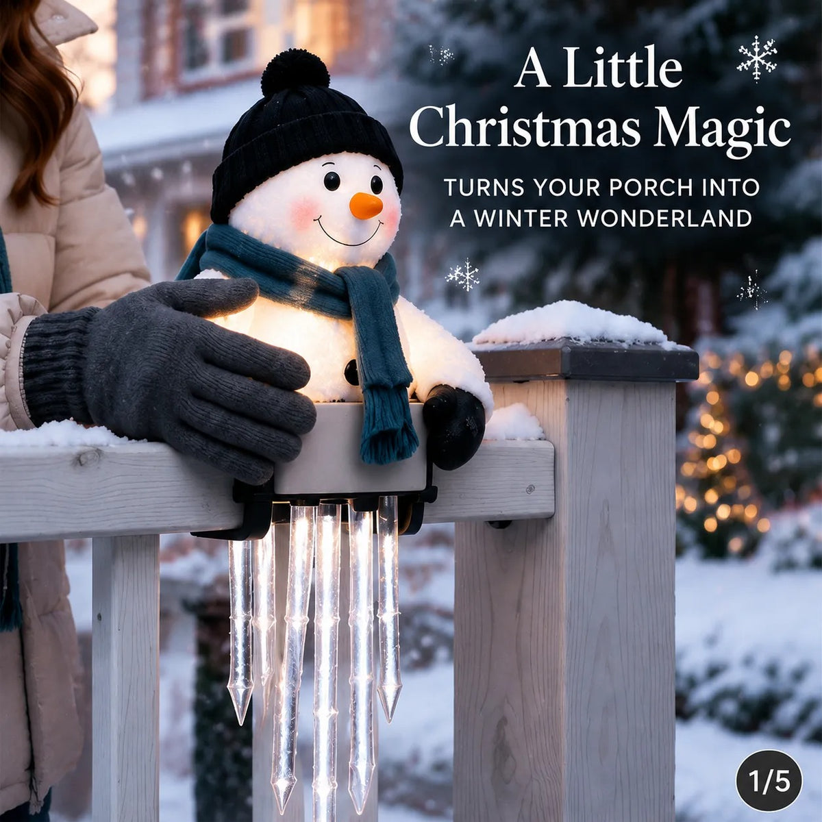 Christmas Icicle-Style Decorative Lights