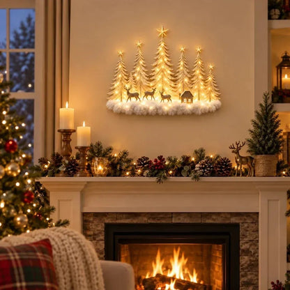 Christmas Forest Wall Decor