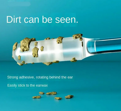 Earwax cleaning stick, soft tip gently removes earwax, safe cleaning.