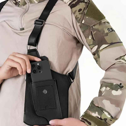 Adjustable Underarm Shoulder Bag, Unisex Multi-Pocket Tactical Chest Pack