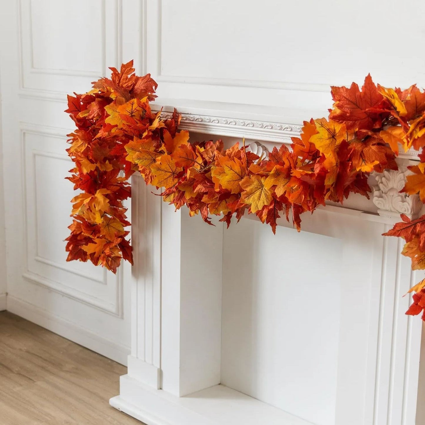 Artificial Maple Leaf Vine for Thanksgiving and Christmas Decoration