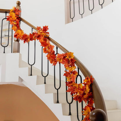 Artificial Maple Leaf Vine for Thanksgiving and Christmas Decoration