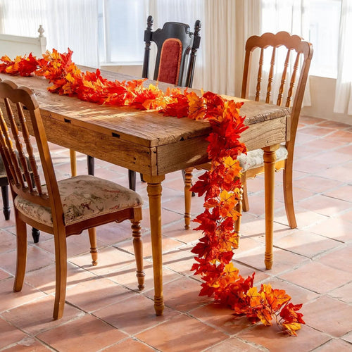 Artificial Maple Leaf Vine for Thanksgiving and Christmas Decoration