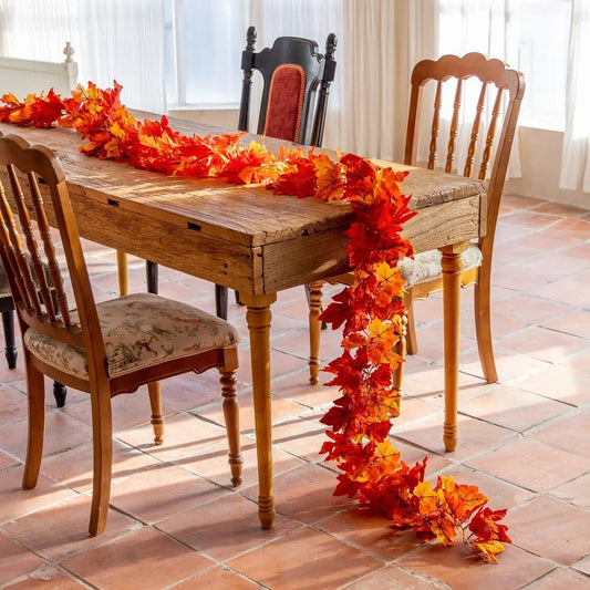 Artificial Maple Leaf Vine for Thanksgiving and Christmas Decoration
