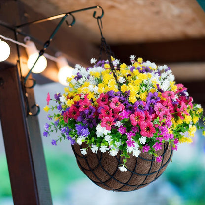 UV-resistant colorful artificial flowers