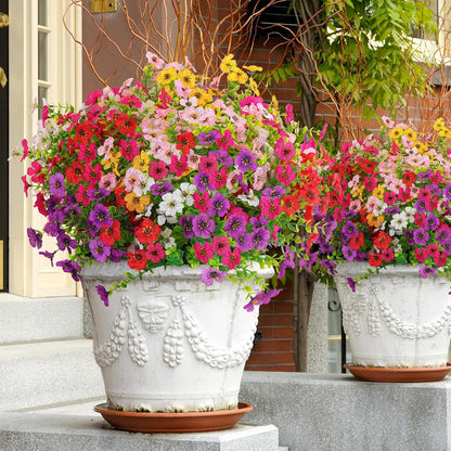 UV-resistant colorful artificial flowers