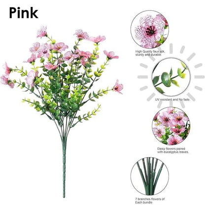UV-resistant colorful artificial flowers