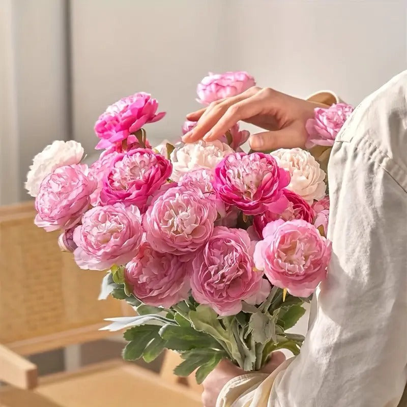 Artificial peony flower