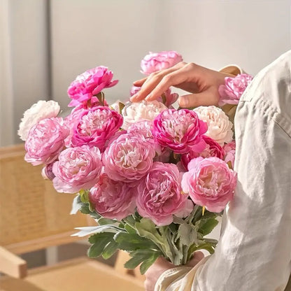 Artificial peony flower