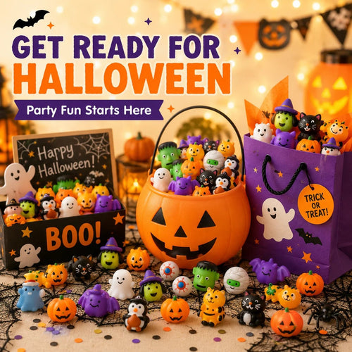 Halloween Stress-Relief Squeeze Toy Set