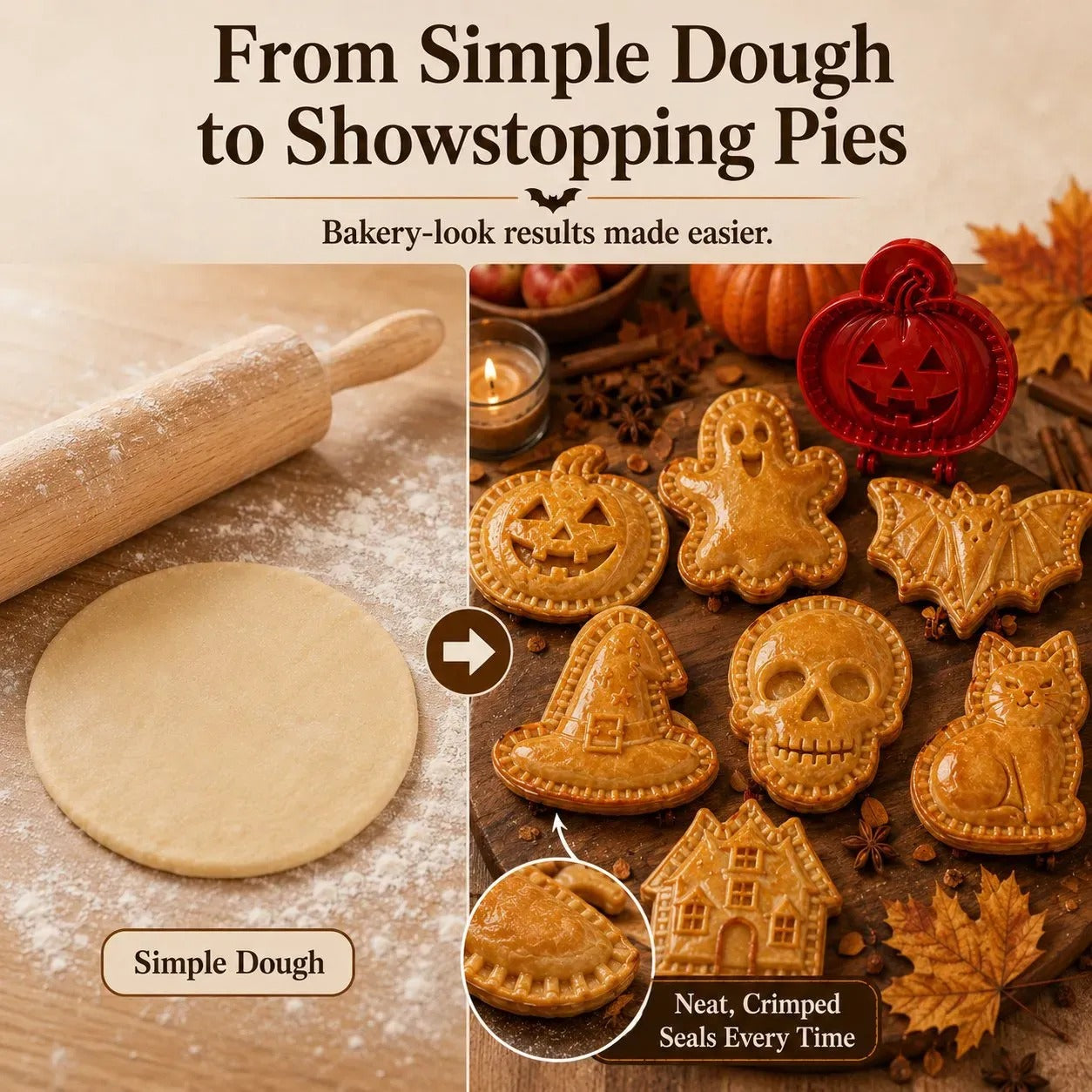 Halloween Mini Hand Pie Molds