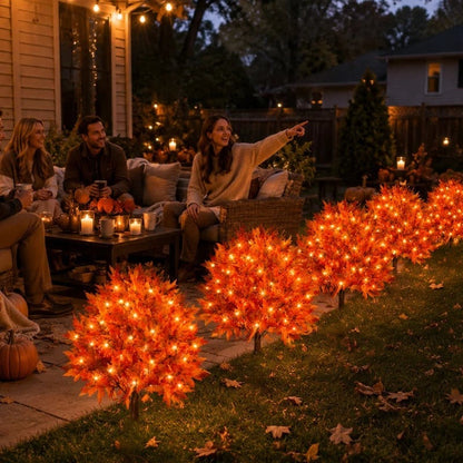 Artificial Light-Up Autumn Maple Tree