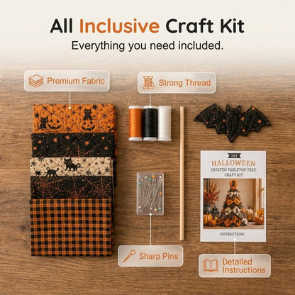 DIY Halloween-Themed Tree Sewing Kit