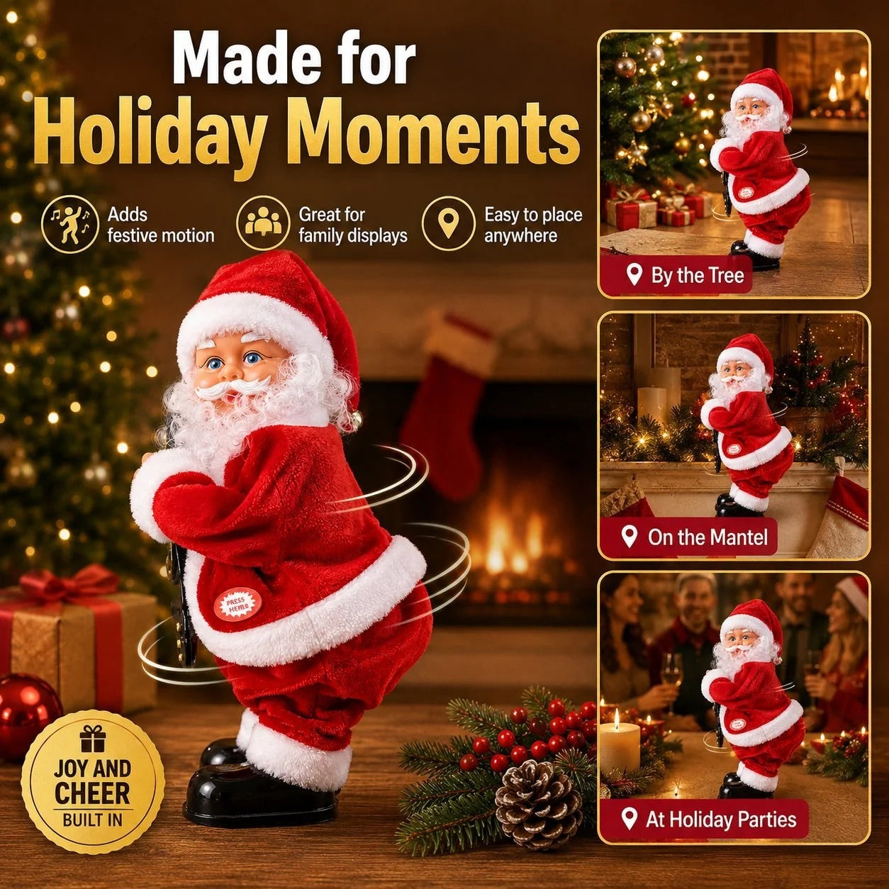 Christmas Decoration: Twerking Santa Claus