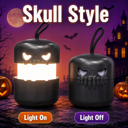Halloween Pull-Up Light-Up Lantern CollectionGhost Pumpkin Skeleton