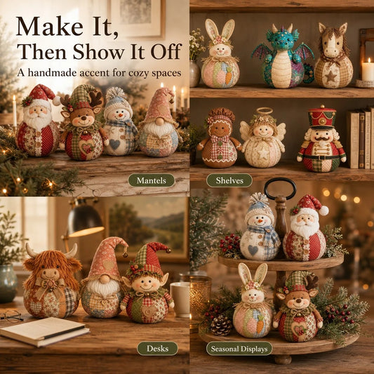 DIY Patchwork Doll Kit