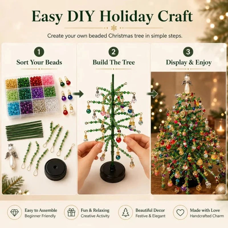 DIY Beaded Christmas Tree Kit