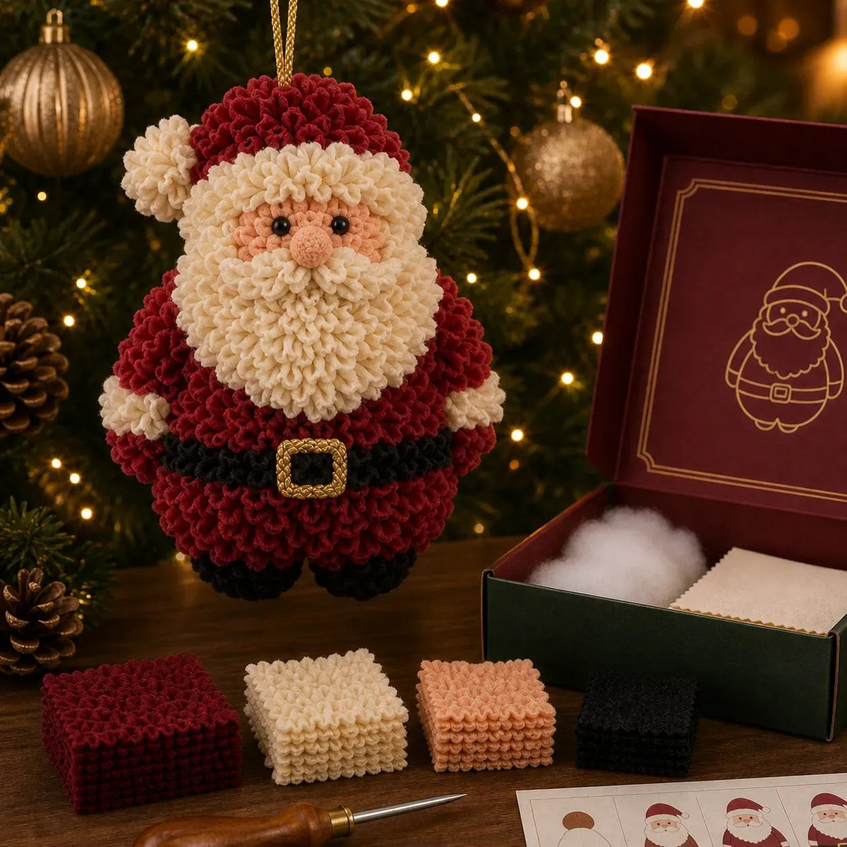 3D Fabric Christmas Ornament DIY Kit