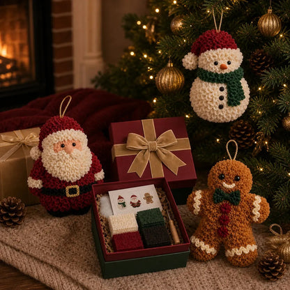 3D Fabric Christmas Ornament DIY Kit