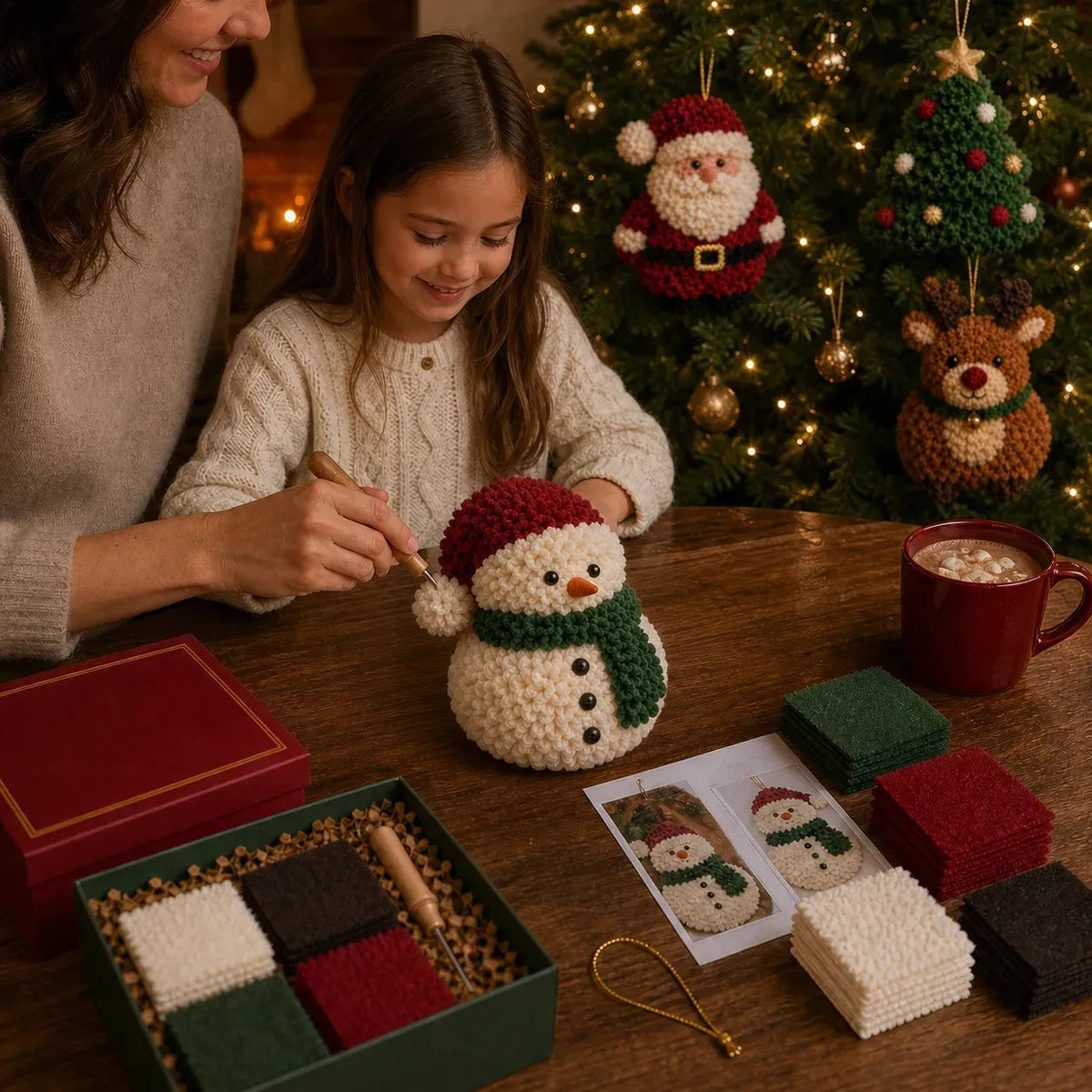 3D Fabric Christmas Ornament DIY Kit