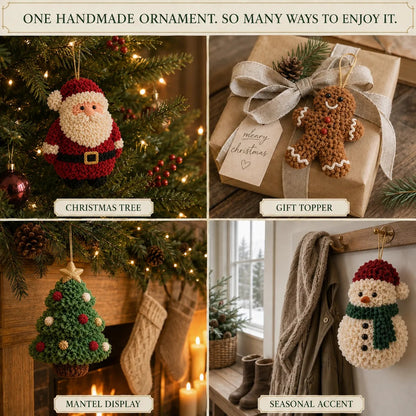 3D Fabric Christmas Ornament DIY Kit