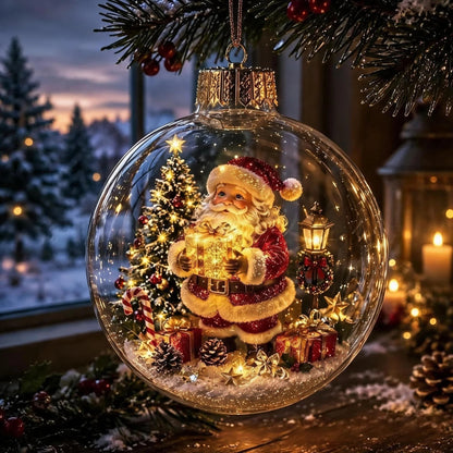 Light-up Christmas tree ornament（Cardboard box packaging）