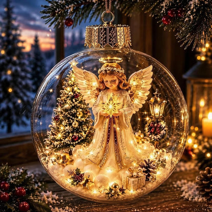 Light-up Christmas tree ornament（Cardboard box packaging）